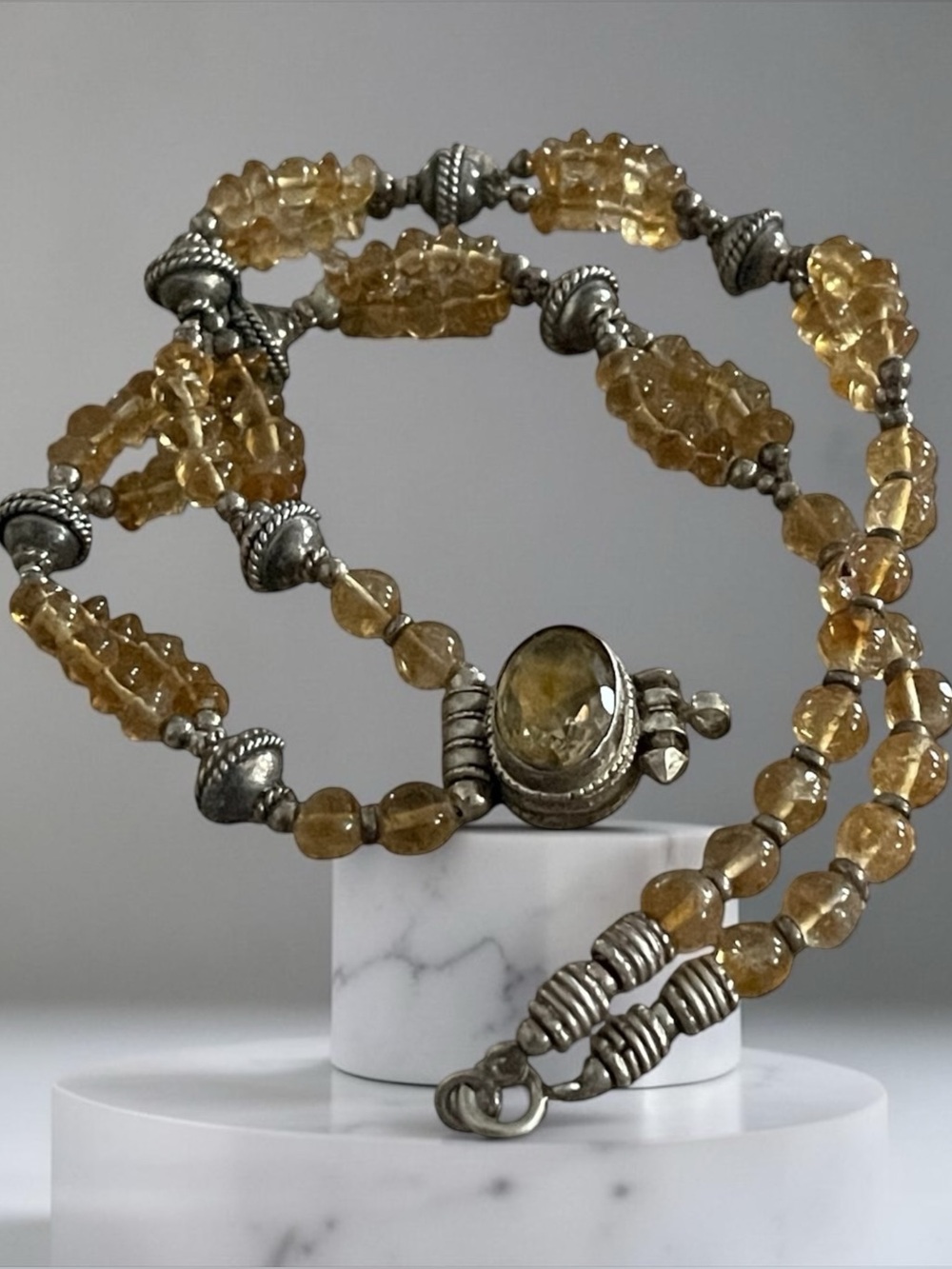 Vintage Sterling Silver and Gemstones Bracelets